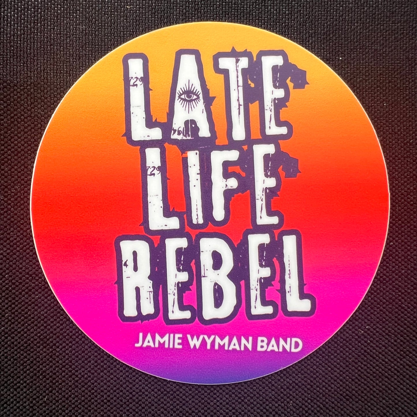 "Late Life Rebel" Sticker