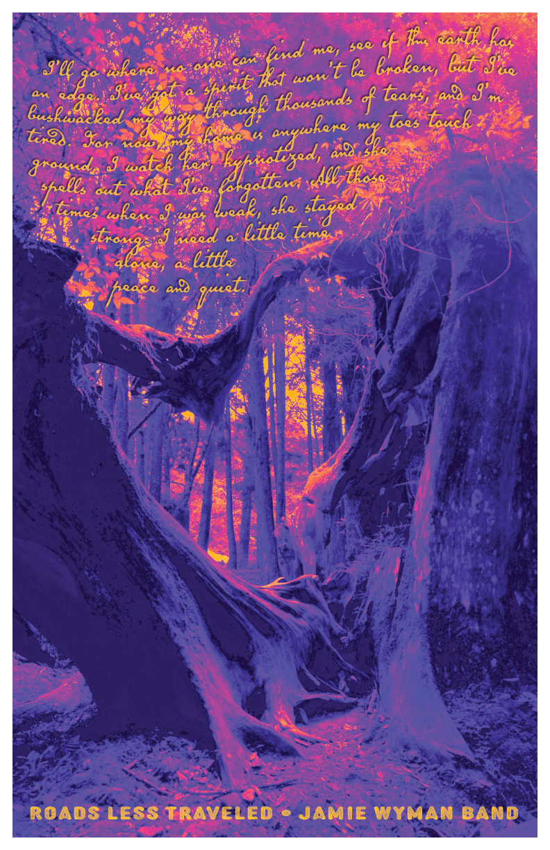 "Roads Less Traveled" Poster