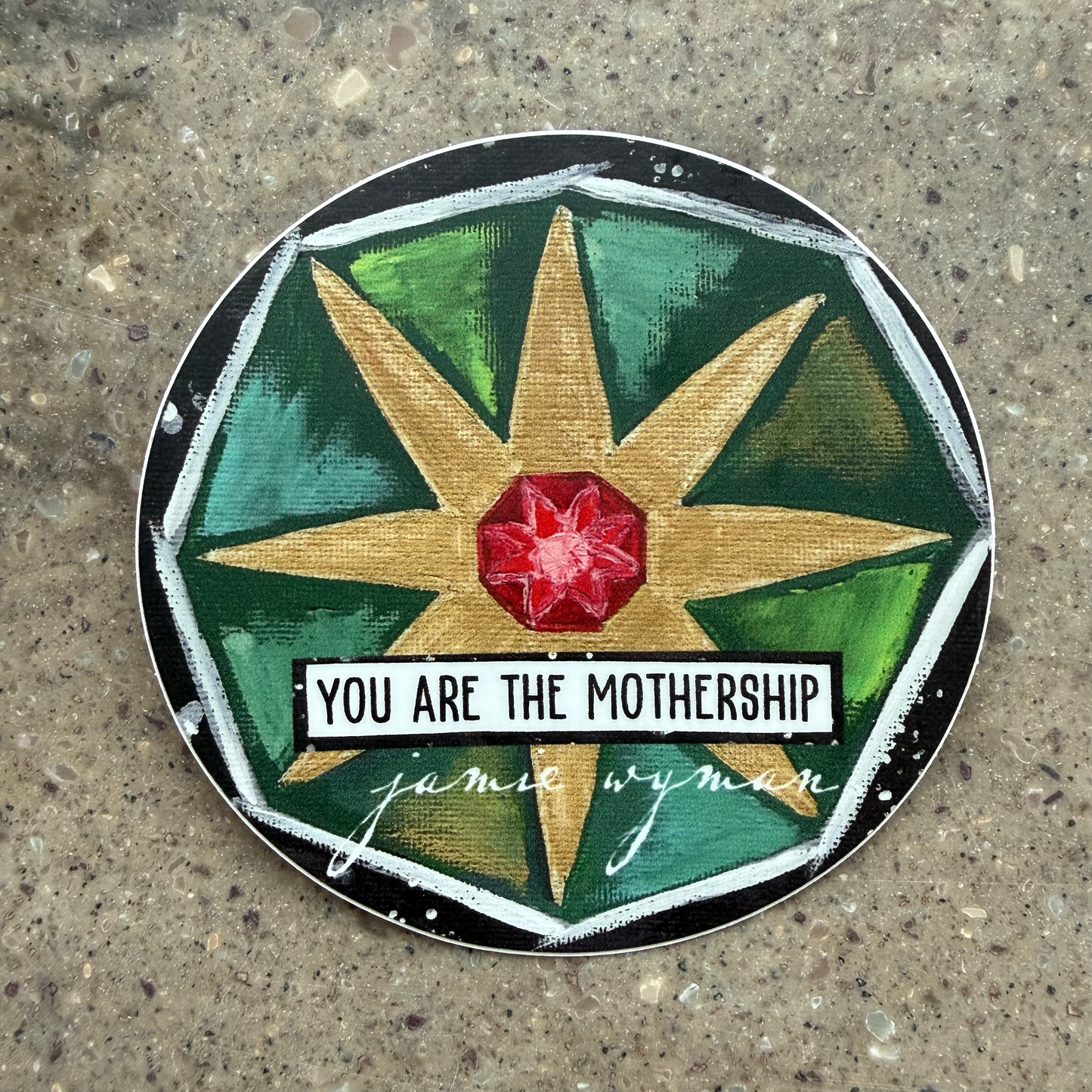 "You Are the Mothership" Sticker
